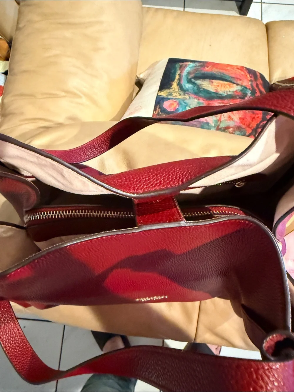 Kate Spade Knott Large Pebbled Leather Shoulder Bag